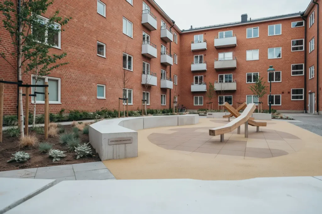 markarbeten f r ny lekplats och sittytor p s dermalm